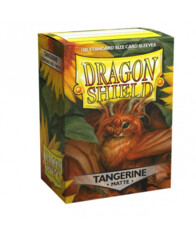 Dragon Shield Sleeves: Matte Tangerine (Box of 100)